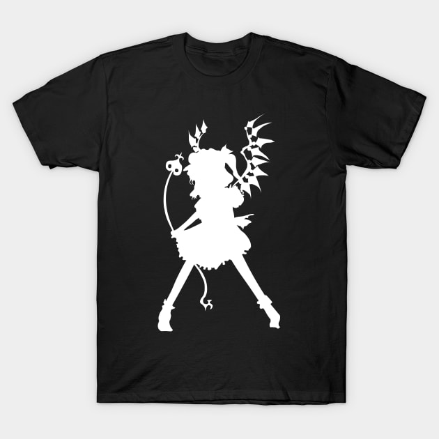 Flandre Scarlet (White) - Touhou Project T-Shirt by SleepyFroggy